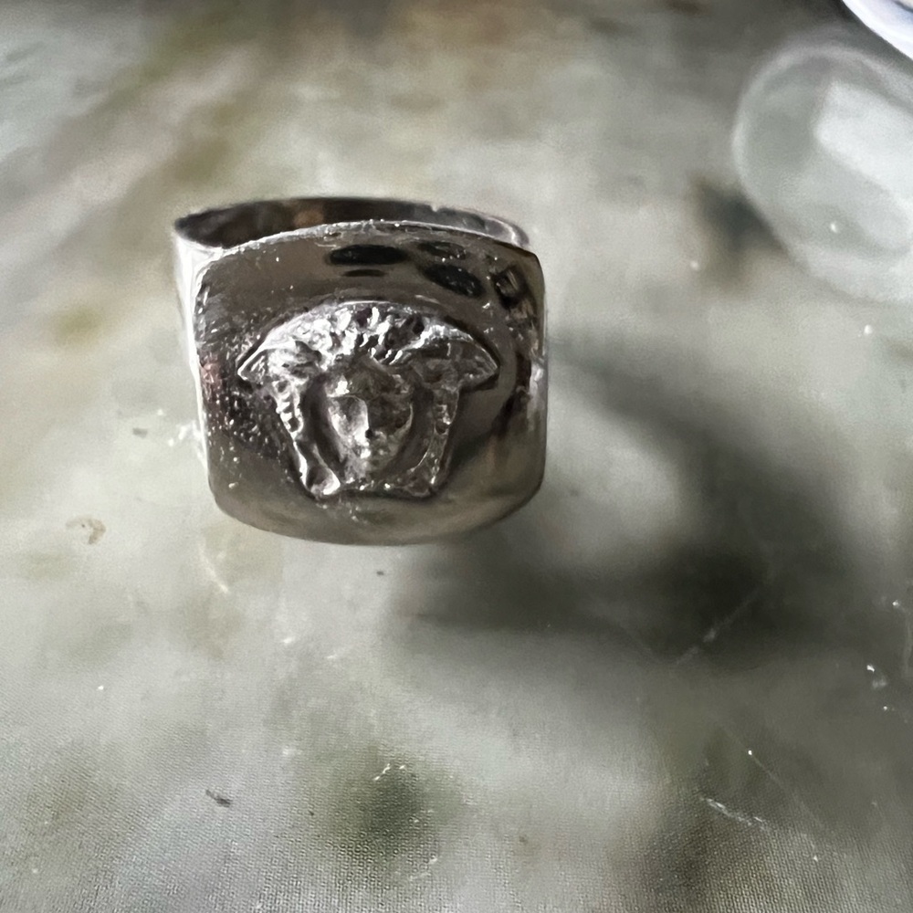 Versace Medusa Silver Ring - Picture 3 of 9